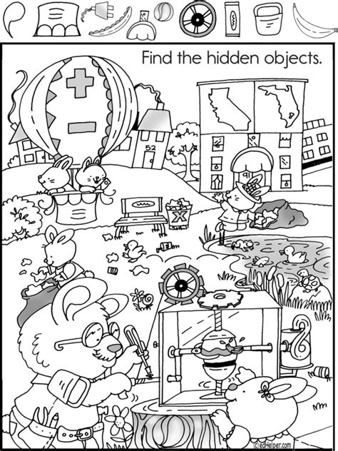 Find The Hidden Picture Printable For Prek