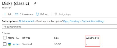 Find Unattached Disks