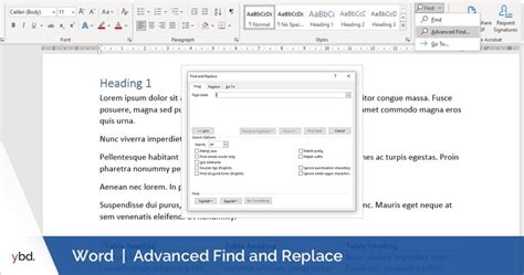 Find and Replace