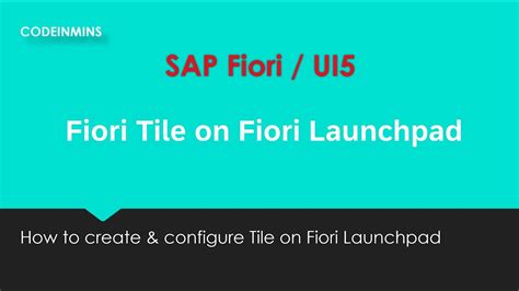 Fiori Tile Not Mapped To Webservice In Catalog