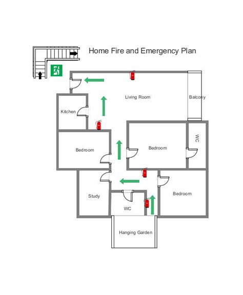 Fire Evacuation Plan Template Free