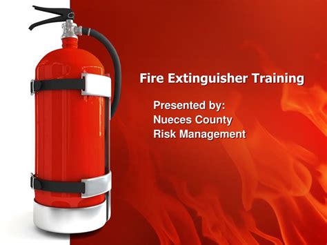 Fire Extinguisher Training PPT