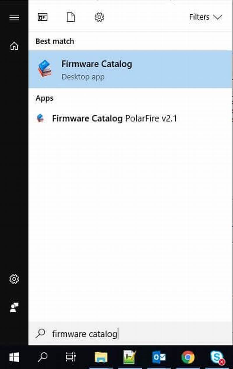 Firmware Catalog Executable Program