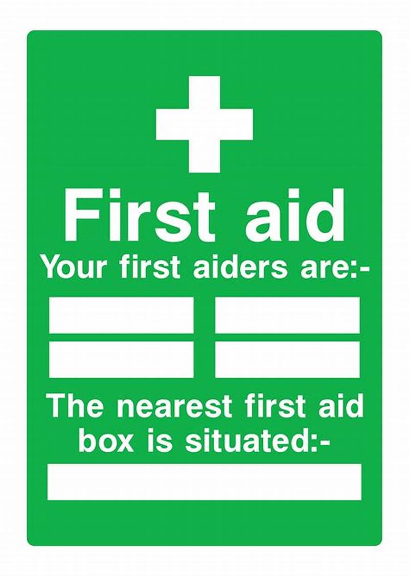 First Aid Sign Printable
