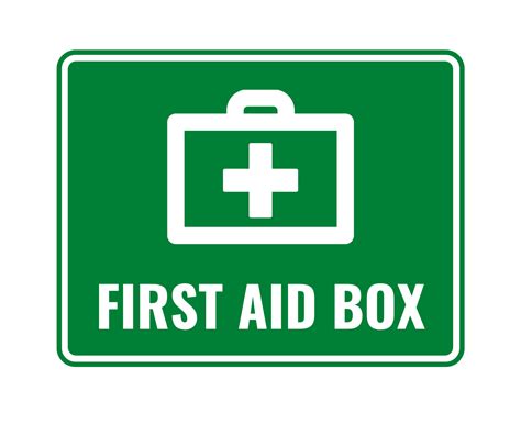 First Aid Signage Printable