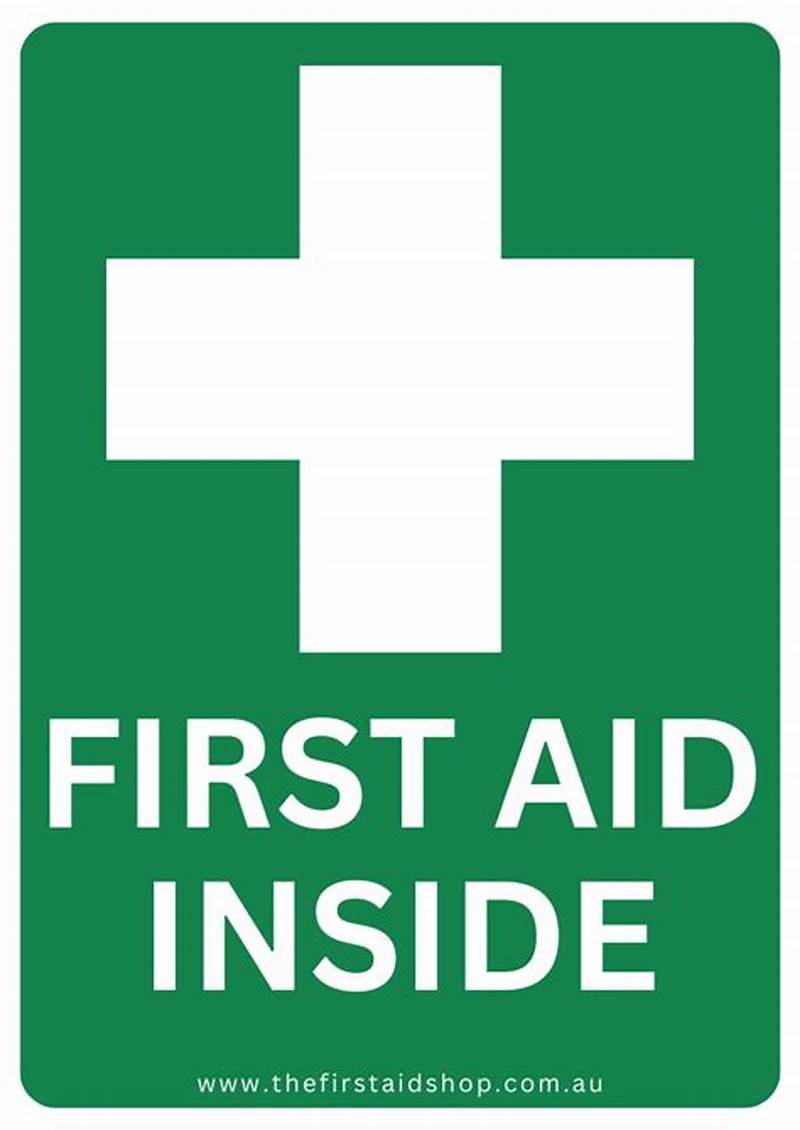 First Aid Signage Printable