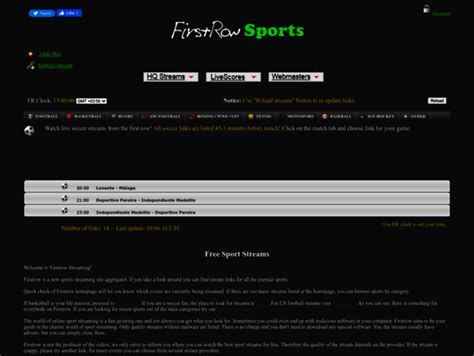 Firstrows sports stream