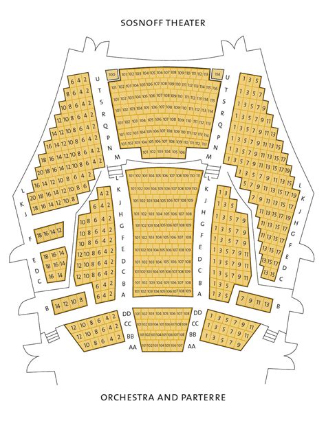 Fischer Theater Seating Chart