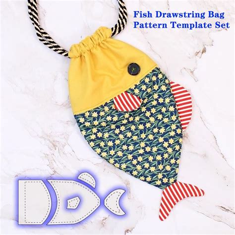 Fish Bag Template