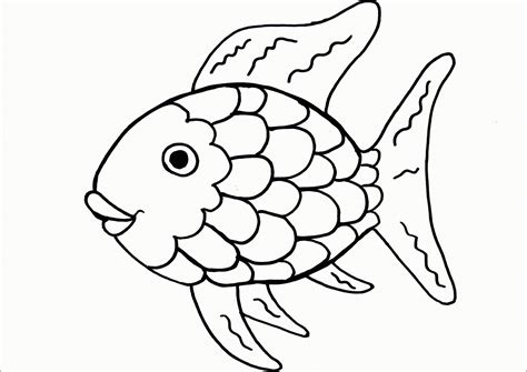 Fish Colouring Template