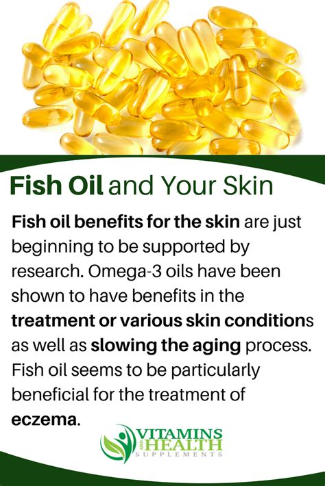 Fish oil pills for skin health
