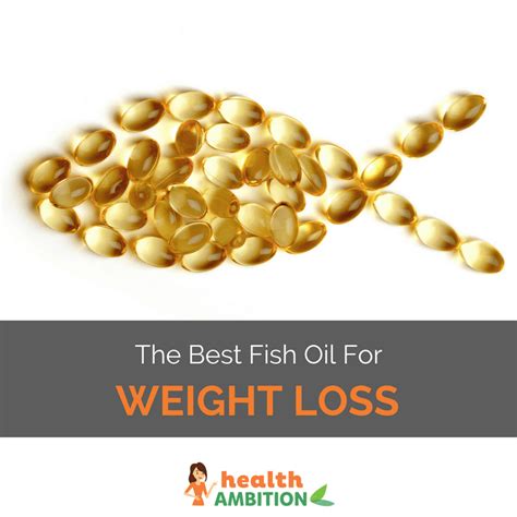 Fish oils weight loss