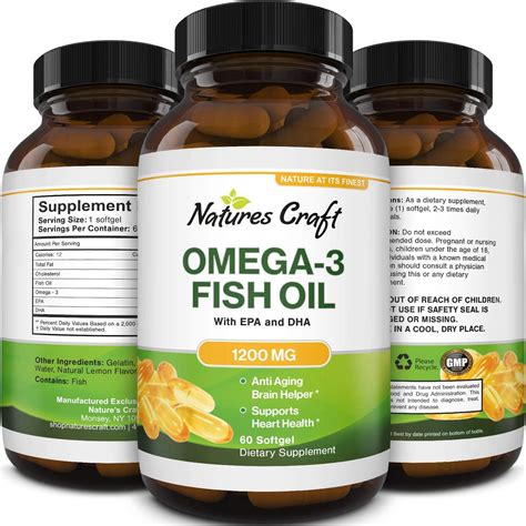 Fish omega 3 supplement