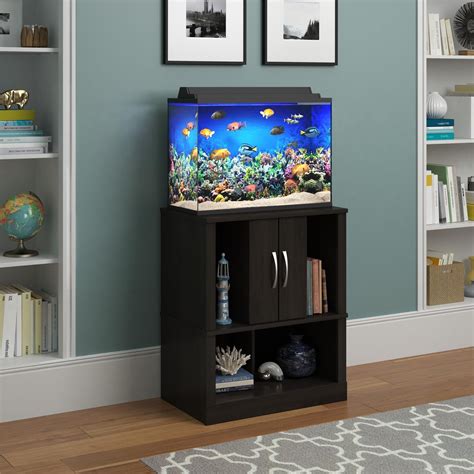 Fish tank stand placement