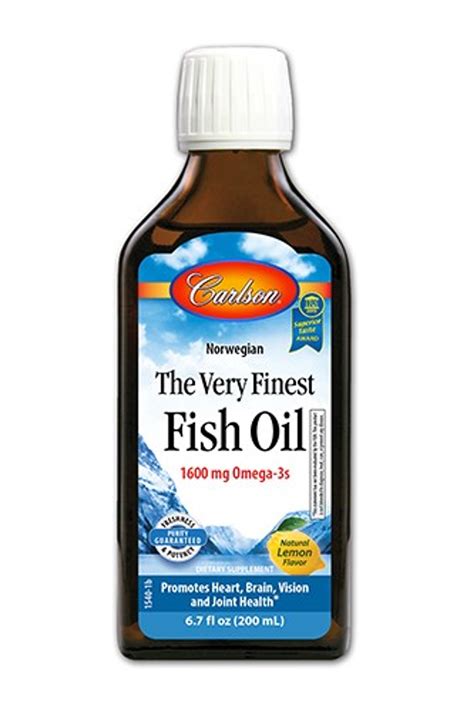 Fishy Aftertaste Carlson Fish Oils