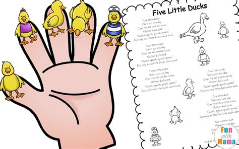 Five Little Ducks Printable Book