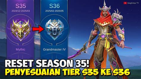 Fix! Jadwal Reset Rank ML Season 35
