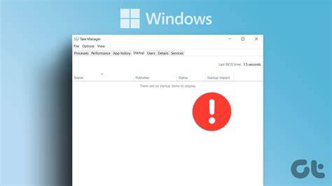 Fix Startup Task Manager Error