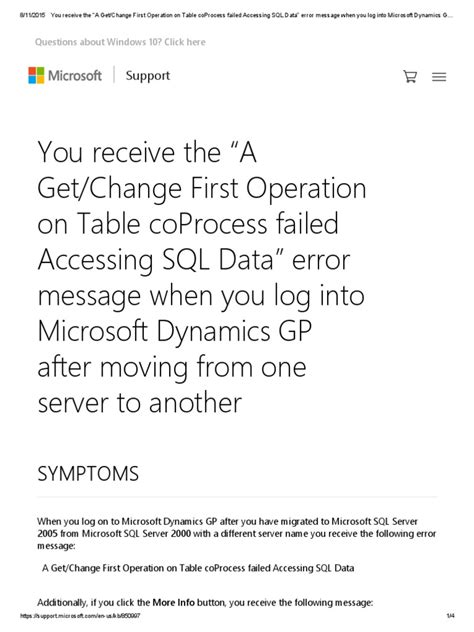 Fixing Intercompany Distribution Errors Dynamics GP