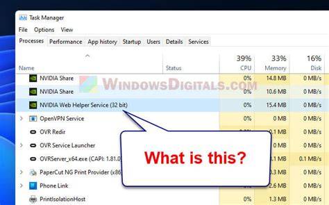 Fixing NVIDIA Web Helper Service