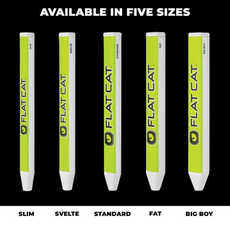 Flat Cat Original Putter Grip Size Chart