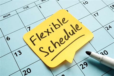 Flexible scheduling