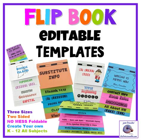 Flip Book Template Free