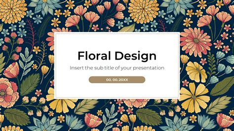 Floral Slides Template