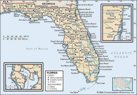 Florida Printable Map
