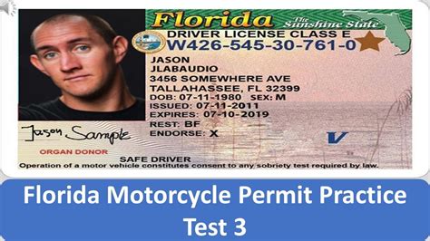 Florida motorcycle license