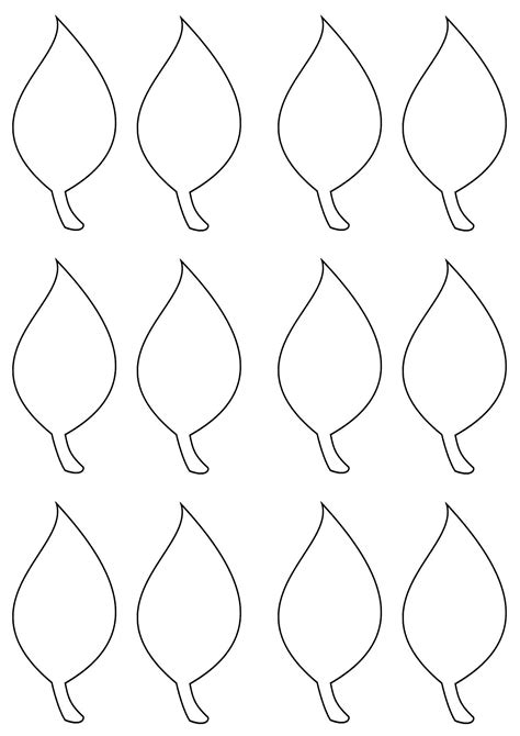 Flower And Leaf Templates