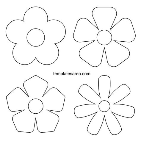 Flower Cut Out Printable