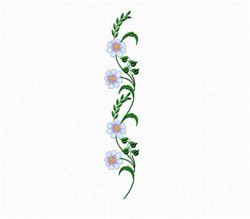Flower Pattern Border