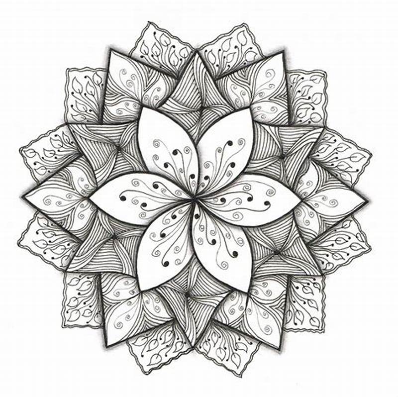 Flower Pattern Drawing Easy