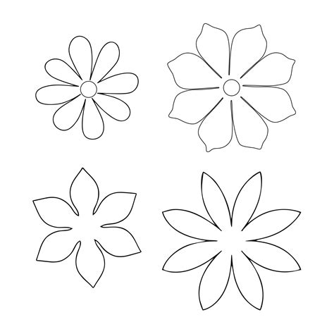 Flower Pattern Template