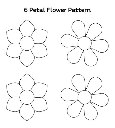 Flower Pattern Template Printable