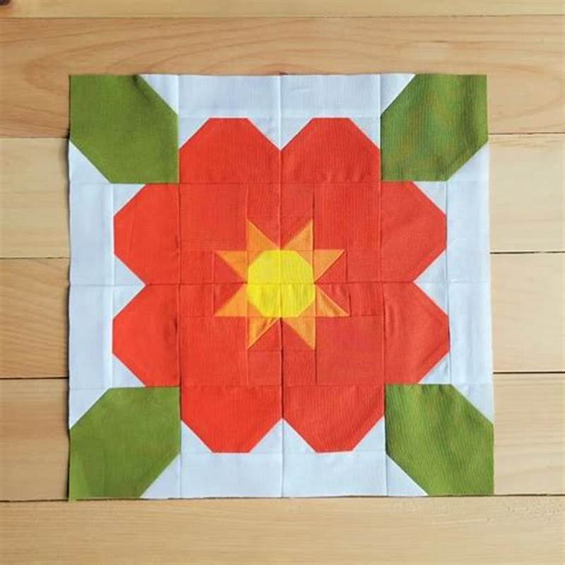 Flower Quilt Block Pattern