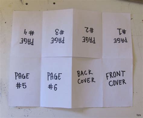 Folded Zine Template