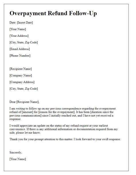 Follow Up After Sending Refund Letter