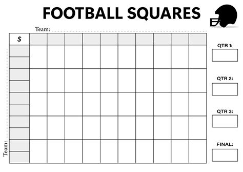 Football Pool Printable