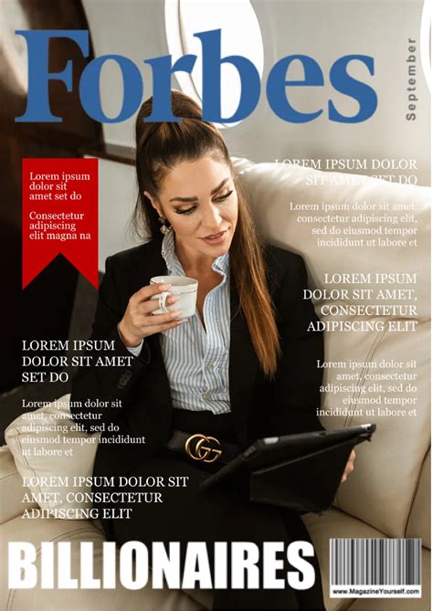 Forbes Cover Template