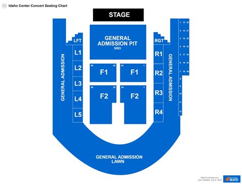 Ford Idaho Center Amphitheater Seating Chart