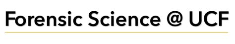 Forensic Science Ucf Catalog