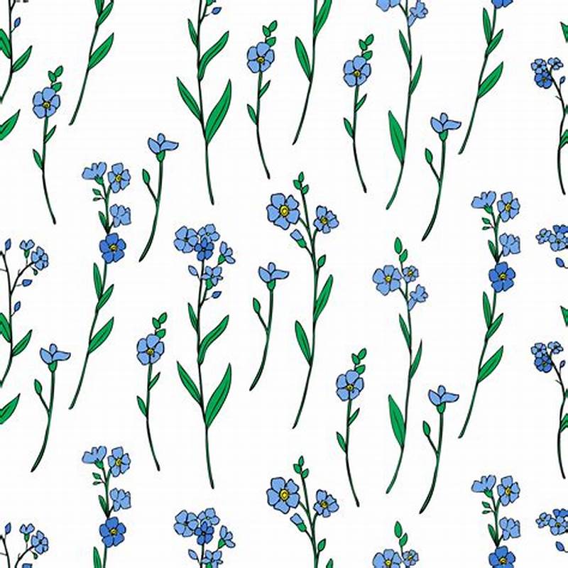 Forget Me Not Pattern