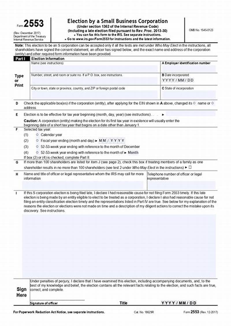 Form 2553 Example
