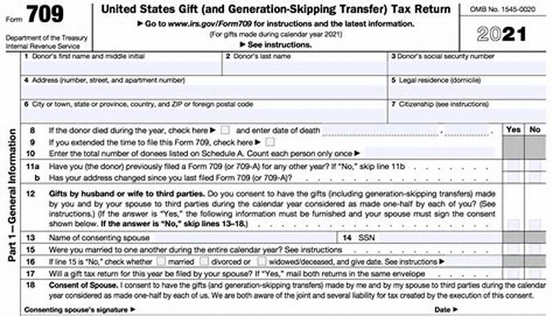 Form 709 Example Gift Splitting