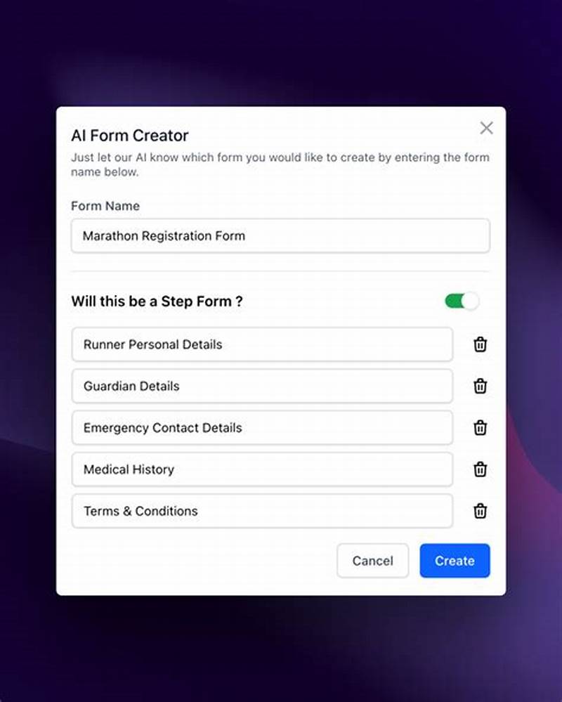 Form Builder Program