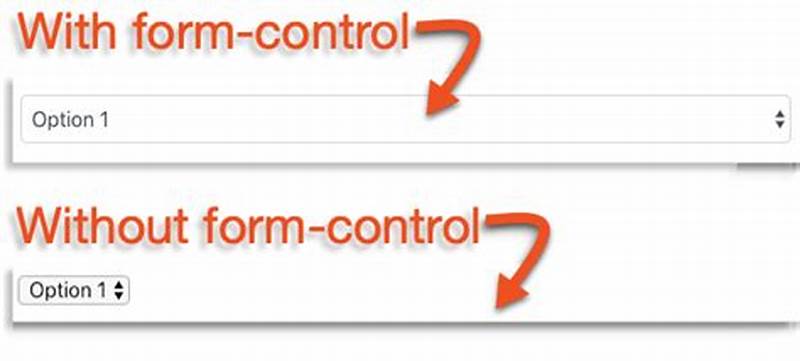 Form Control In Bootstrap