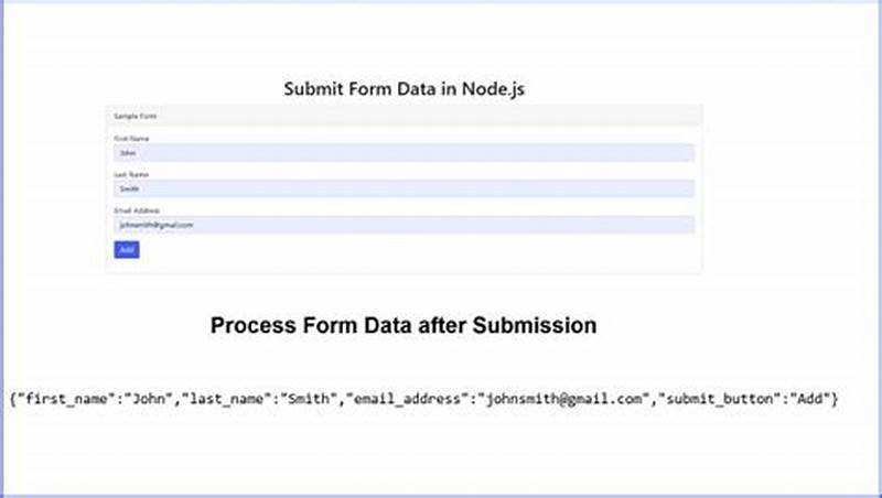 Form Data In Js