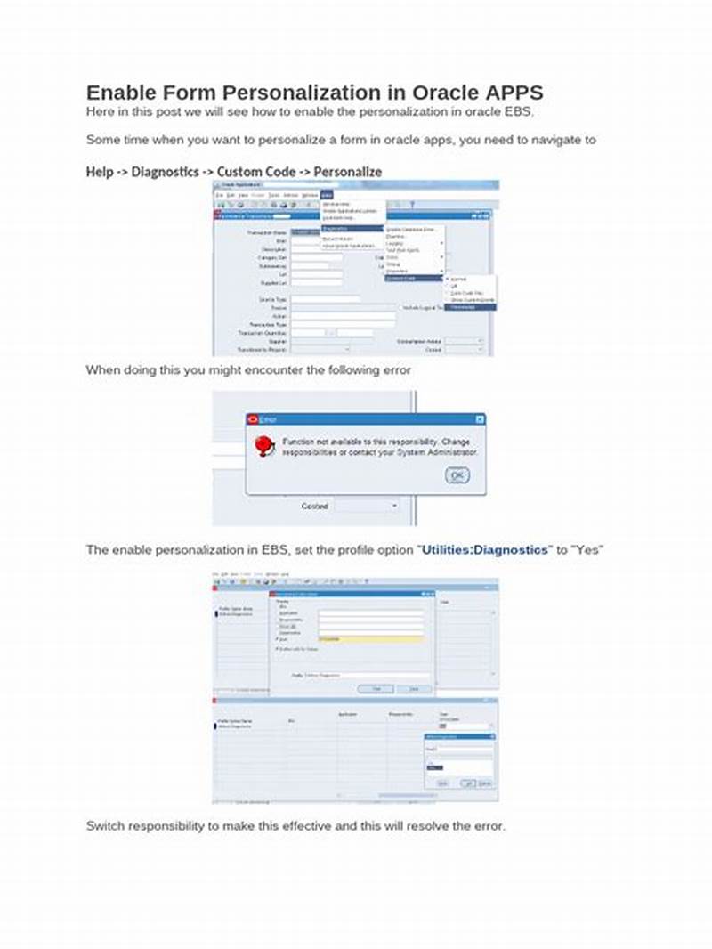 Form Personalization Profile Option In Oracle Apps